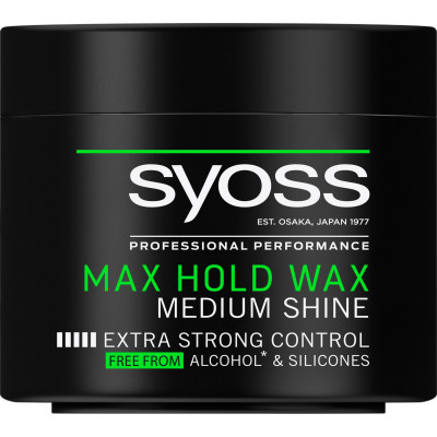 Віск для волосся Syoss Max Hold для гладкого, блискучого волосся Фіксація 5 150 мл (9000101681543) Вінниця - фото 1