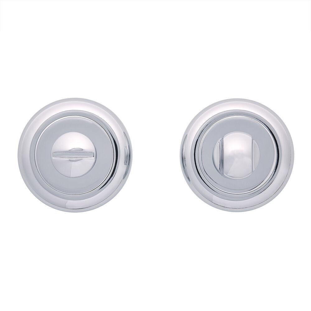 Сантехнічний фіксатор Gavrohe Z2-WC 54 мм CP/CP  (накладка на двері санвузла з поворотником) хром/ хром Київ - фото 1