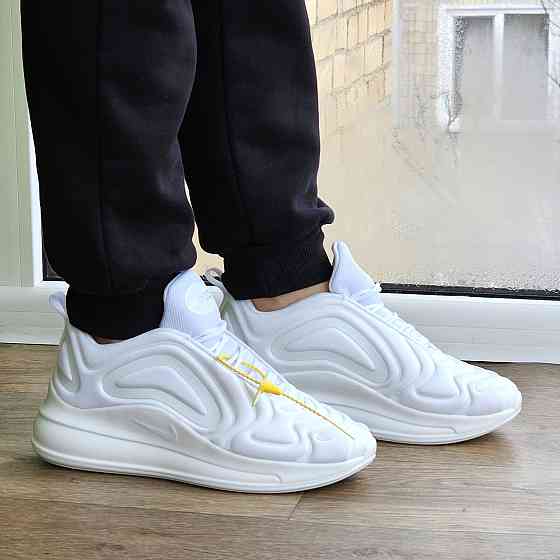 Кроссовки Nike 720 Белые Мужские Найк с Амортизацией (размеры: 40,41,42,43,44,45) Видео Обзор Днепр