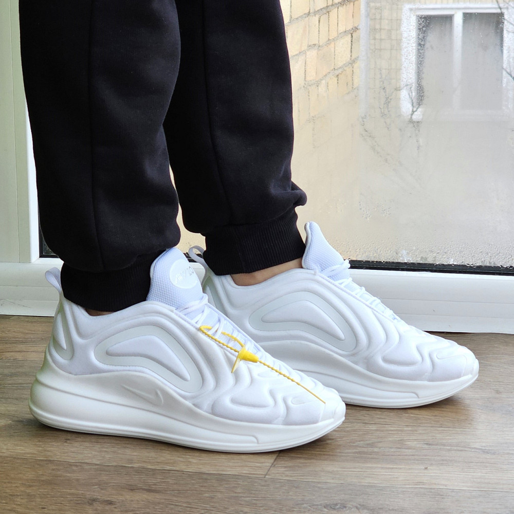 Кроссовки Nike 720 Белые Мужские Найк с Амортизацией (размеры: 40,41,42,43,44,45) Видео Обзор Днепр - изображение 5