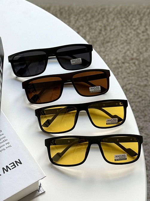 Чоловічі окуляри POLARIZED з пластиковою оправою Київ - фото 1