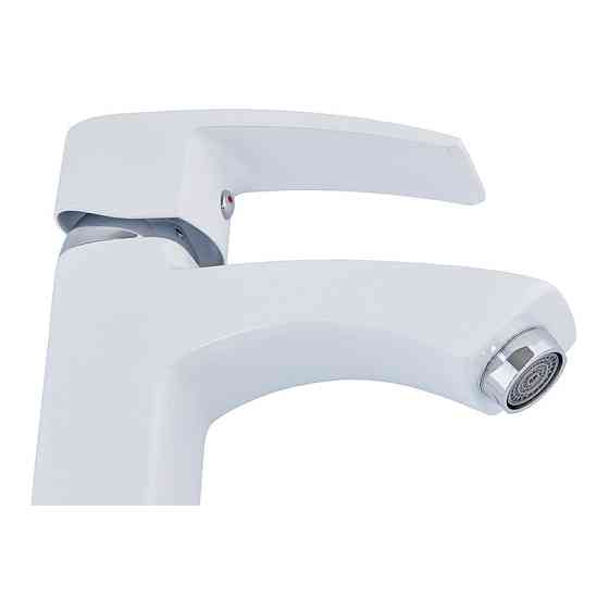 Смеситель для умывальника Mixxus Magnum 001 (Nut) White-Chrome (MI6201) Киев