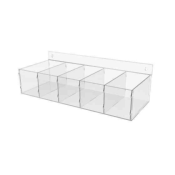 Коробка акрилова EKOSTAR 524х200х110 5 комірок Київ