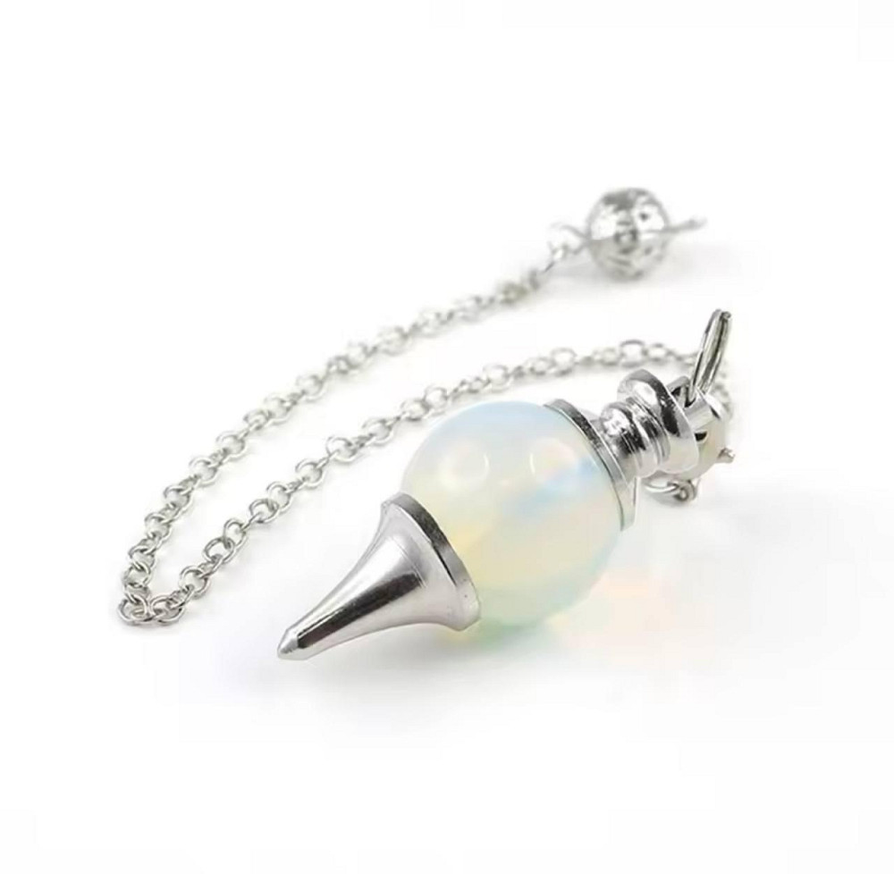 Кулон маятник з натурального опалу,підвіска для балансування чакр з опалу, маятник для діагностики т Київ - фото 2