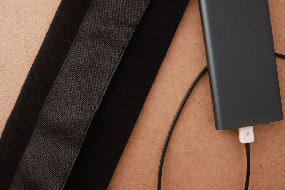 Грілка-пояс переносна від Power Bank ТРІО 05003 5В, 12х40 см, чорна Вінниця - фото 9