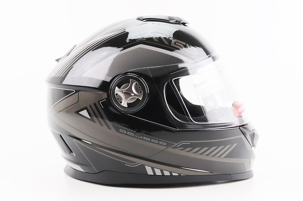 Шолом інтеграл, закритий BLD-М65 S (55-56см), ЧОРНО-СІРИЙ Київ - фото 3