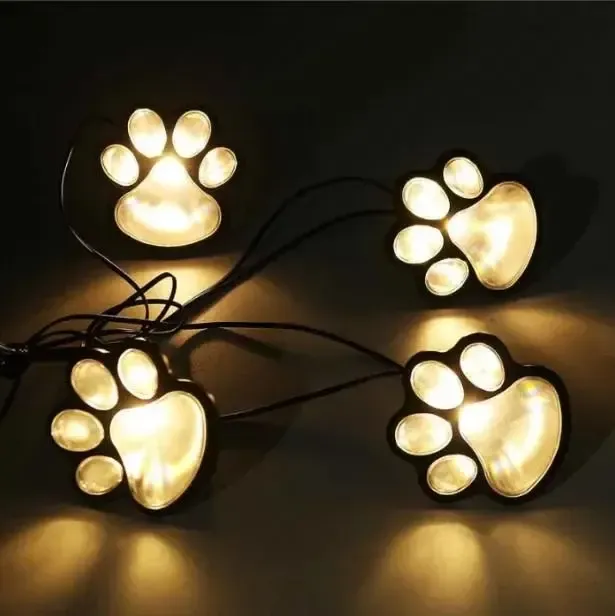 Светильник Solar Paw Print Lights на солнечной батарее 4 шт Коломия - фото 5