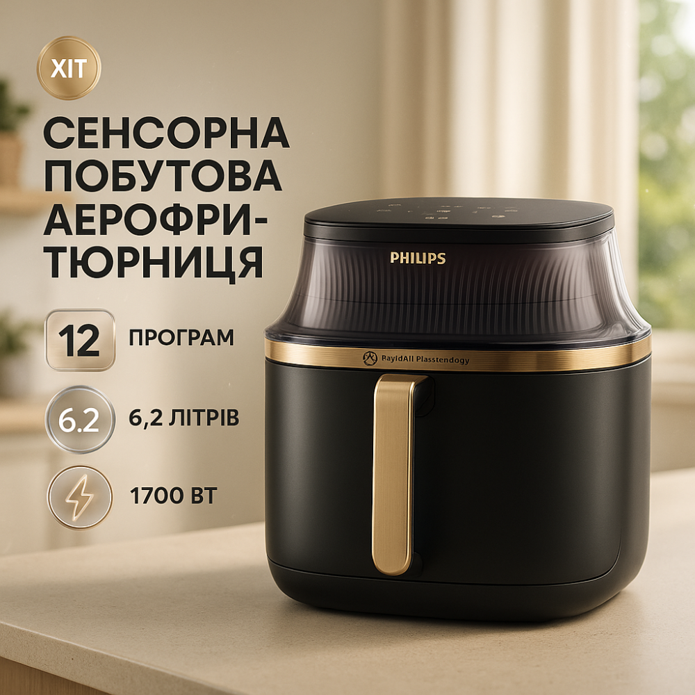 Мультипечь PHILIPS Ovi NA332/00 1700Вт 6.2л FV-68 Львов - изображение 18