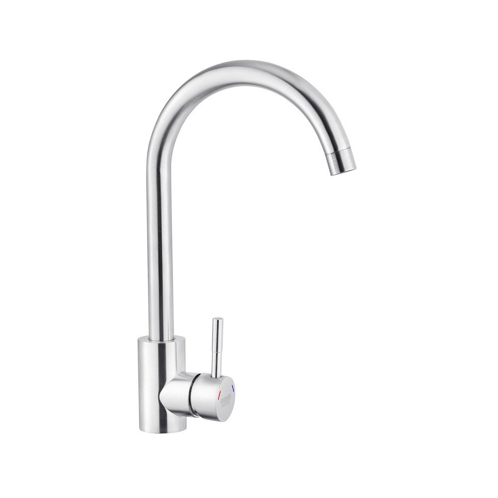 Змішувач для кухні Kroner KRP Edelstahl Klassisch - ESG035 сатин Київ - фото 1