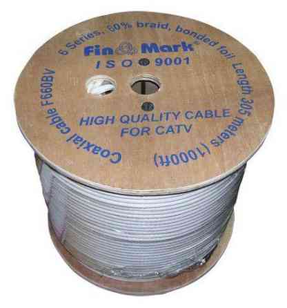 TV кабель 75 Ом FinMark 690 white (305 м) Вінниця