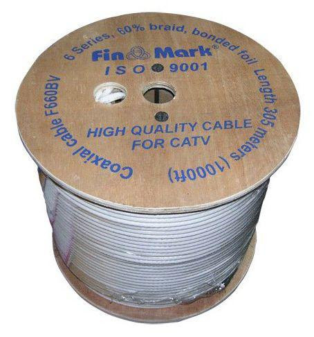 TV кабель 75 Ом FinMark 690 white (305 м) Вінниця - фото 1