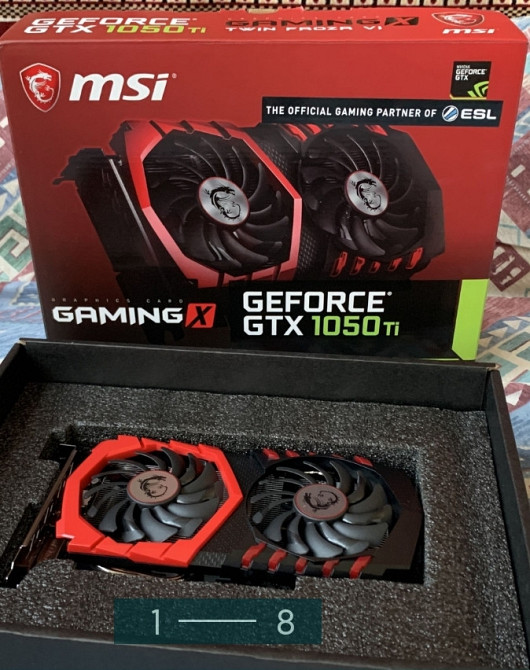 Відеокарта MSI GeForce GTX1050Ti GAMING X 4GB GDDR5 Киев - изображение 6