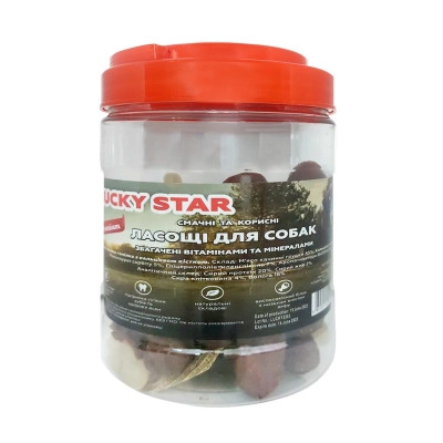 Лакомство для собак Lucky Star Мягкая утиная голень с кальциевой костью в тубе ≈7 см 250 г (4820112458614) Винница - изображение 2