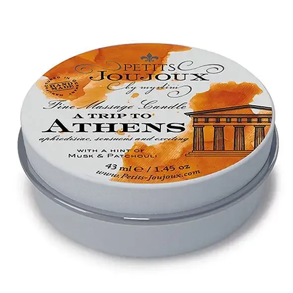Масажна свічка Petits Joujoux - Athens - Musk and Patchouli (43 мл) з афродизіаками Львов - изображение 1