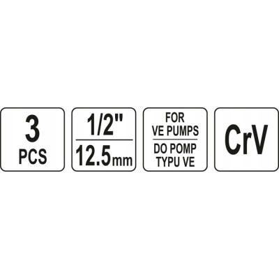Набір головок Yato YT-17525 Вінниця - фото 4