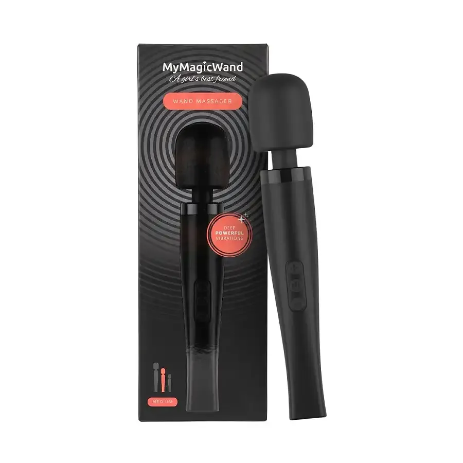 Вибромассажер MyMagicWand - Wand Massger Medium Black Львов - изображение 1