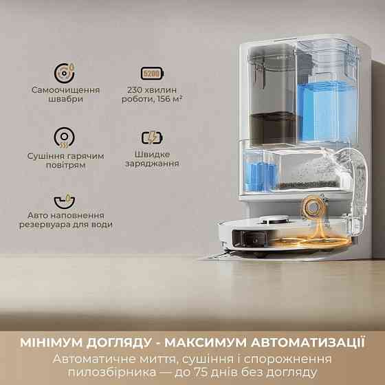 Робот-пилосос Dreame Bot D30 Ultra White (RTD31TE) ( 26596 ) Харьков