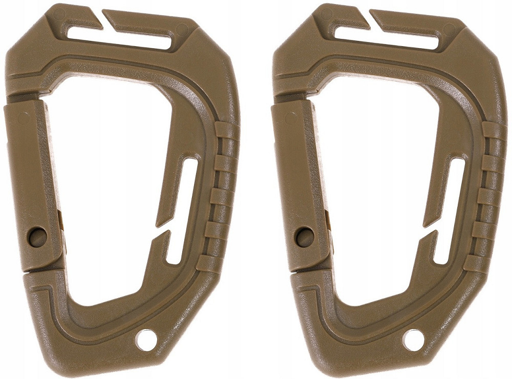 Тактические облегченные Карабины MOLLE - 2 шт Mil-Tec от Sturm (15922505) Coyote Нововолынск - изображение 2