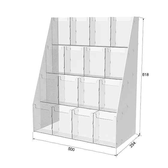 Товарна горка EKOSTAR 4 яруса 500х254х618 Київ