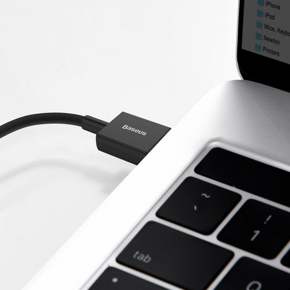 Кабель Baseus Superior Series Fast Charging Lightning 2.4A 1м черный Львов - изображение 3
