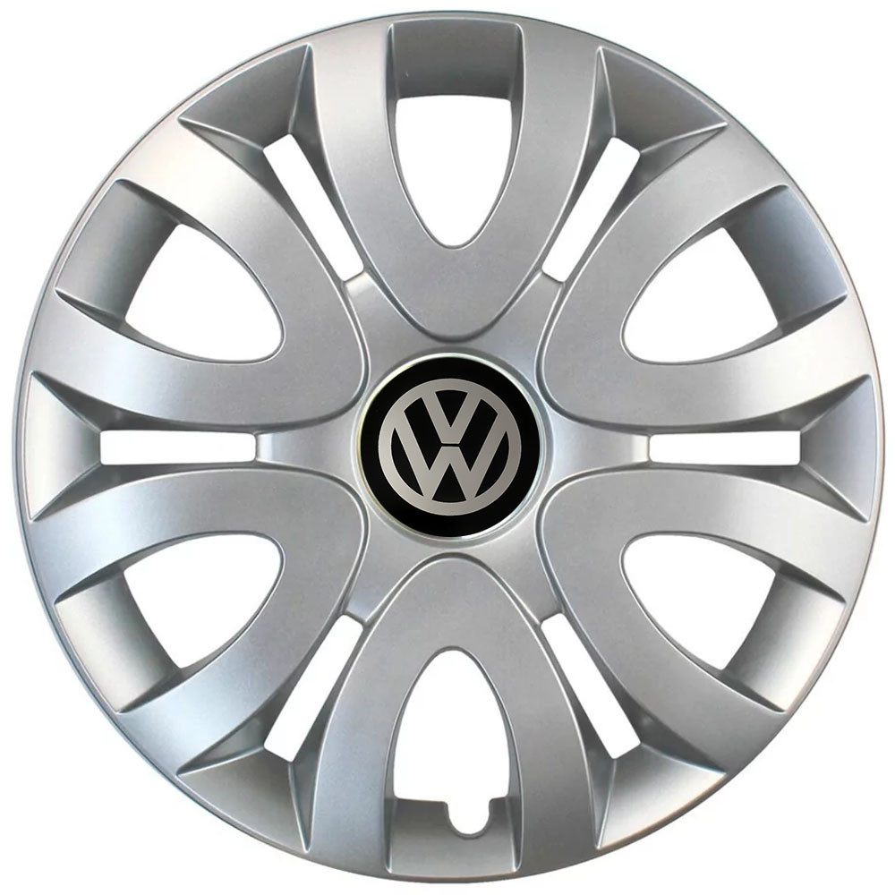 Автомобильные модельные колпаки R15 Volkswagen 330 4шт, SJS, серебряные Киев - изображение 1