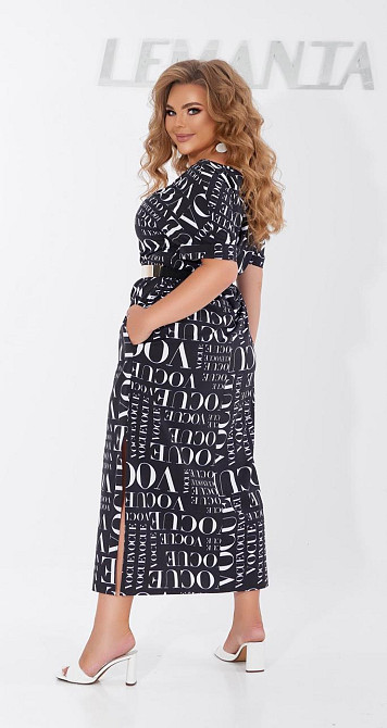 Длинное платье большого размера с разрезами (50) Киев - изображение 5