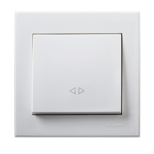 RAIN білий Вимикач внутрішній проміжний 1кл Лезард Житомир - фото 1