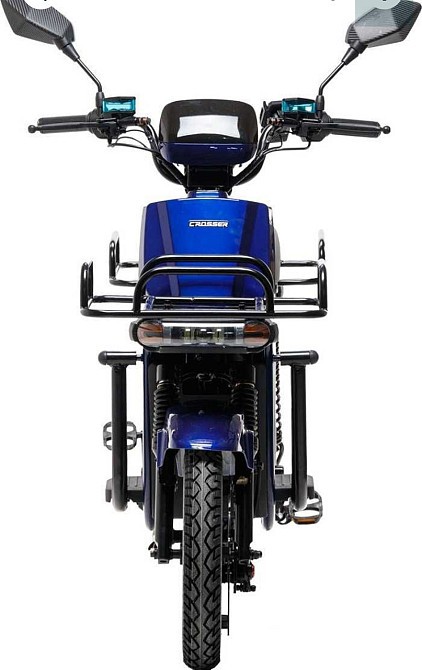 Електровелосипед Crosser SUPER MAX (1200W 30Ah LifePo4) Литий- Синій. Харків - фото 4