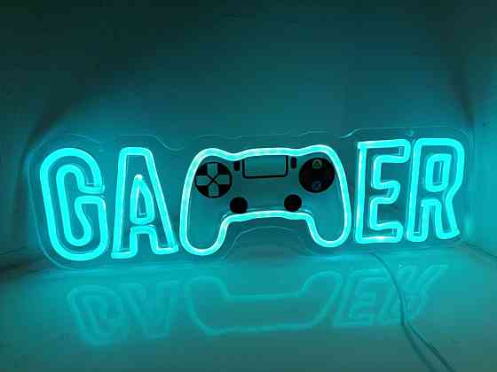 Неонова LED-вивіска «GAMER» Луцьк