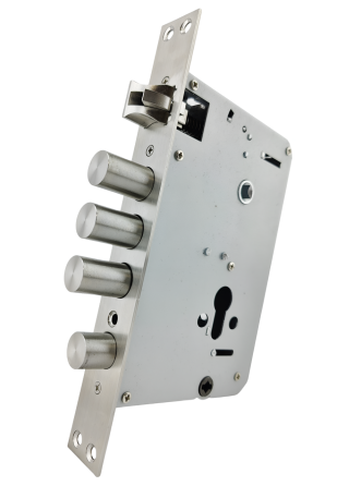 Корпус 3-ригельного замка PES 7068 с круглыми ригелями Киев