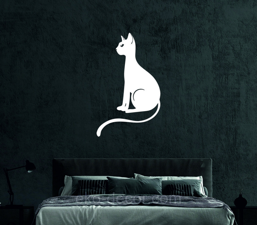 Декоративне настінне 3D Панно «Кіт» Декор на стіну з об'ємом Київ - фото 6