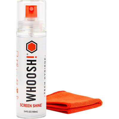 Спрей для очистки Whoosh! Screen Shine GO XL 100ml, microfiber 14x14cm (1FG100ENFR/1FG100XLENFR) Винница - изображение 2