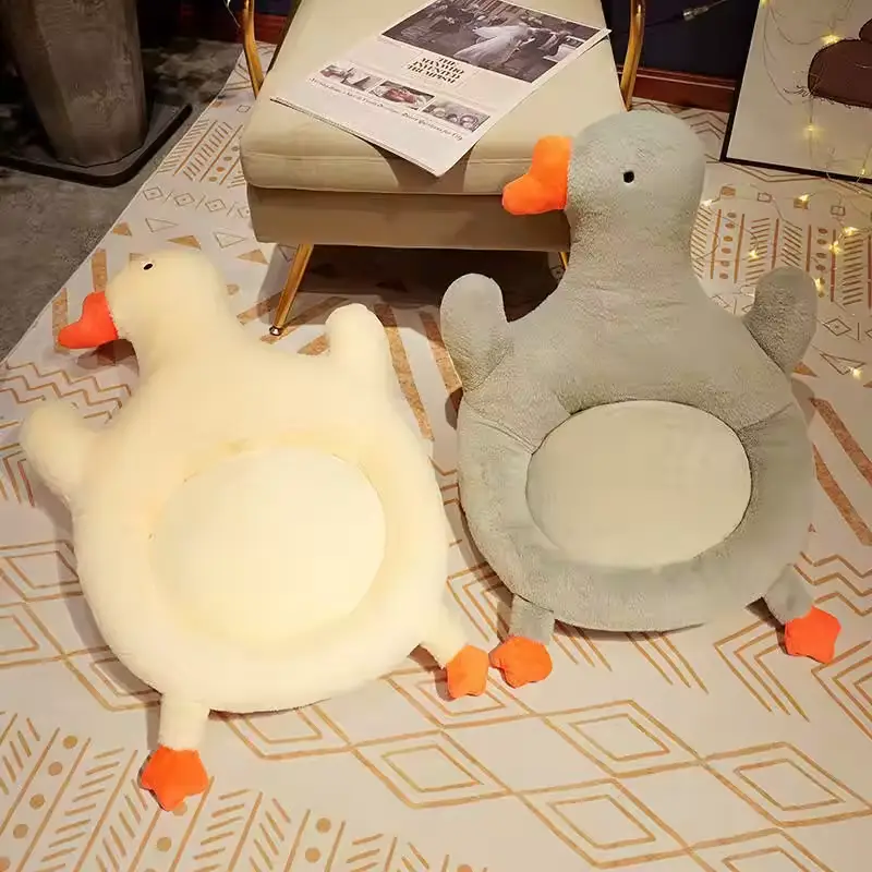 Мягкая плюшевая подушка Утка (Серая) Винница - изображение 8