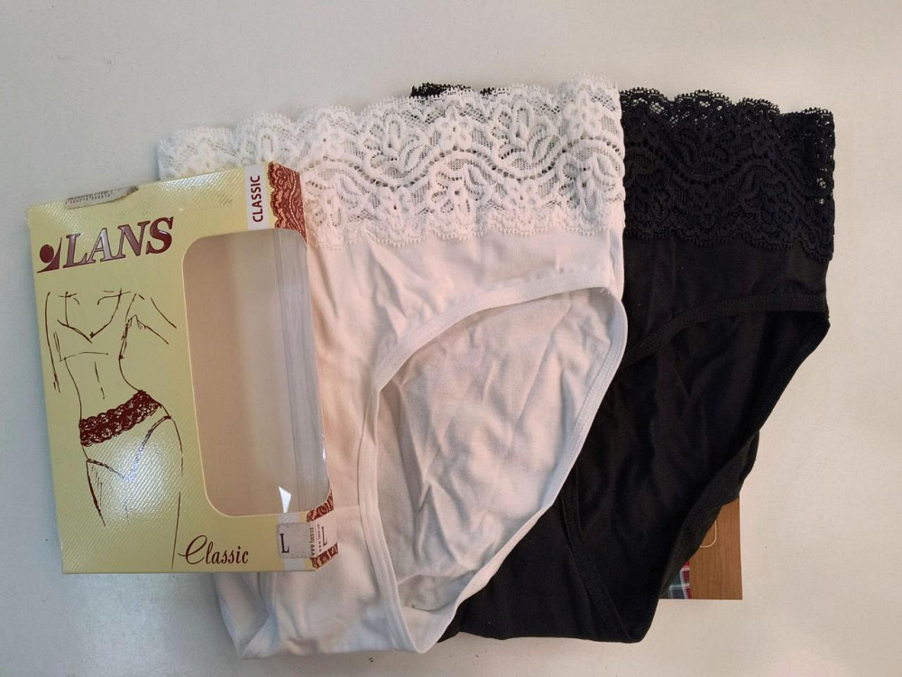 Женские трусики кружевные Lans (2шт в уп) Классик 23.030 XXL Киев - изображение 6