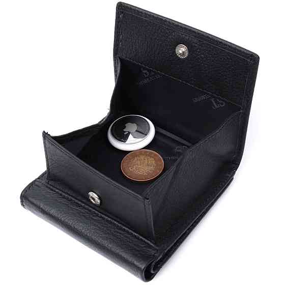 Красивый кошелек для женщин из натуральной кожи ST Leather 22709 Черный Киев