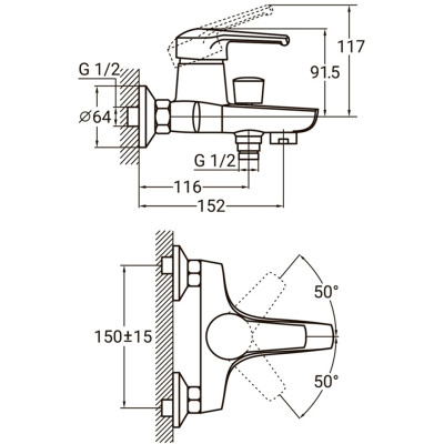Смеситель AQUATICA HM-1C131C Винница - изображение 6