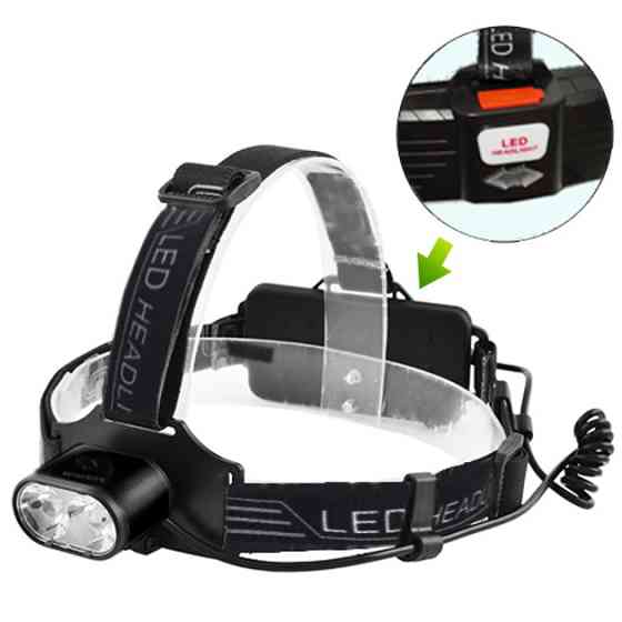 Потужний універсальний акумуляторний налобний ліхтар Police, Тактичний ліхтар з ремінцем для голови CX-99 Львів