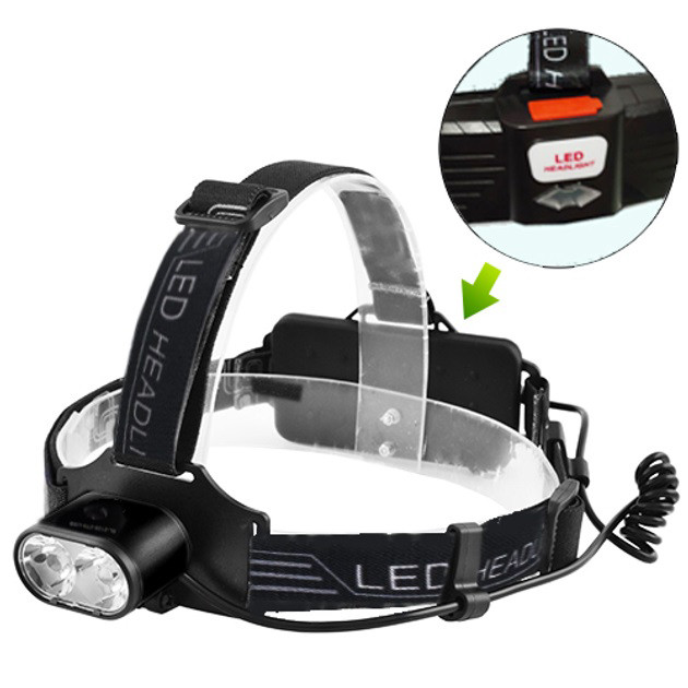 Потужний універсальний акумуляторний налобний ліхтар Police, Тактичний ліхтар з ремінцем для голови CX-99 Львів - фото 2