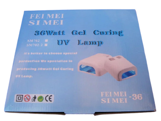 УФ лампа на 36 ВТ для нарощування нігтів індукційна з таймером 2 хвилини і нескінченність.Simei ОРИГІНАЛ Київ