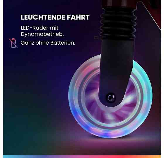 Самокат Fun Pro FIVE Deluxe самокат для взрослых и детей с LED подсветкой колес Днепр