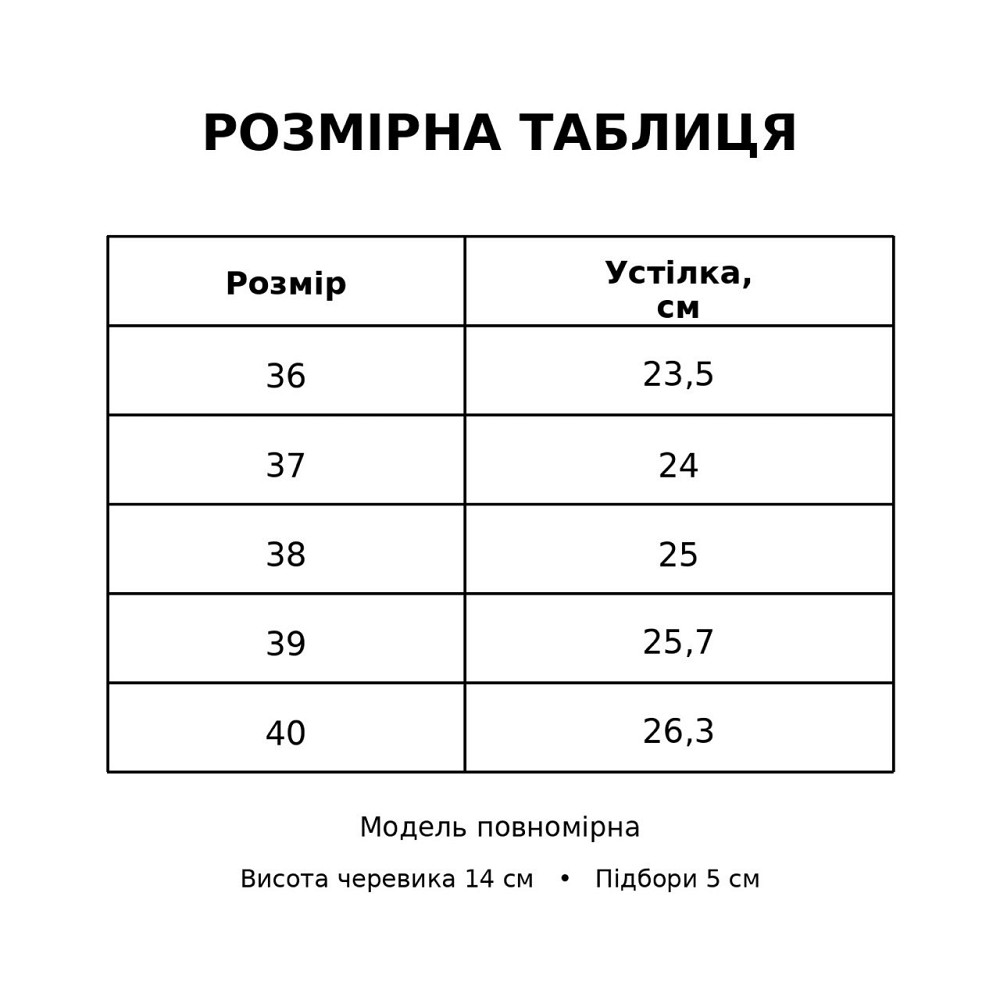 Черевики жіночі Hoseily D3566-19 з квадратним носком на підборах утеплені чорні, 39, 25,7 см Київ - фото 8