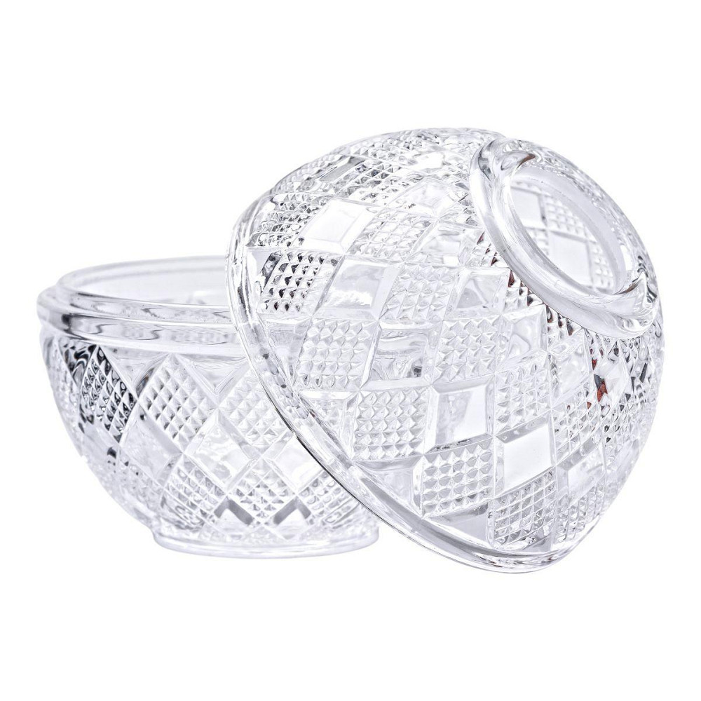 Салфетница на стол кухонная Ø15 см салфетница стеклянная круглая в форме яйца HP-4-110 Киев - изображение 3