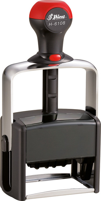 Датер металевий, з вільним полем 47х68мм Київ - фото 1