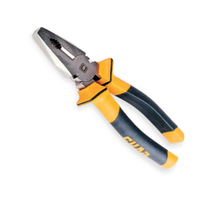 Плоскогубцы 160мм черно-желтые ручки с кусачками провода Мукачево - изображение 1