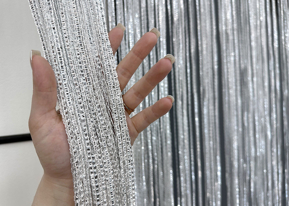 Шторы-нити Rovi Premium с люрексом Белый 300х300см 1 шт (61-114) Киев - изображение 5