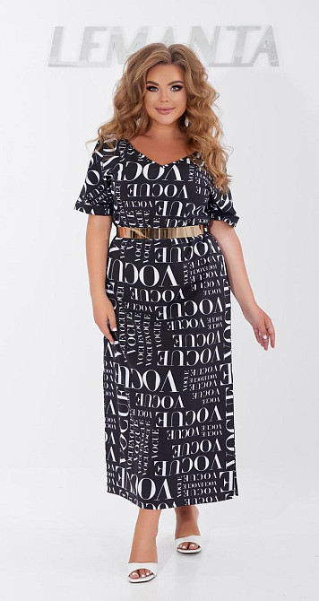 Длинное платье большого размера с разрезами (50) Киев - изображение 2