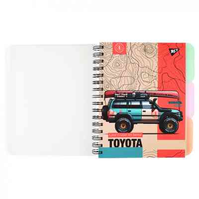 Блокнот Yes А5 Off road vehicle 144 аркуша пластикова обкладинка (681957) Вінниця