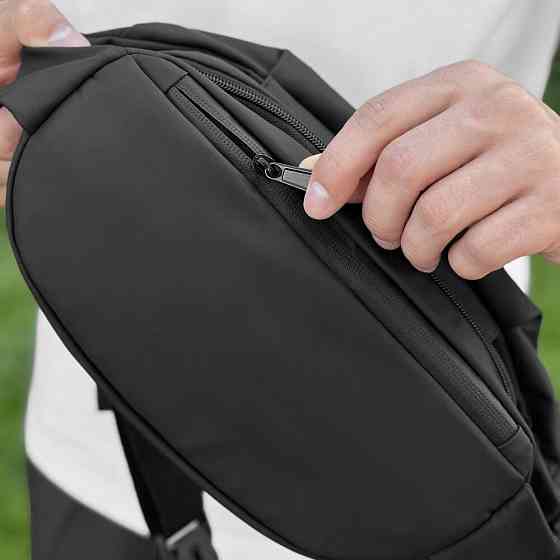 Чоловіча бананка чорна Pobedov Minimal Київ