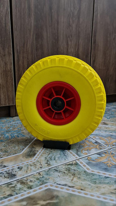 Колесо для тачки 3.00х4 Желтый Колесо с роликовым подшипником Колеса пенополиуретановые для тачек Белая Церковь - изображение 2