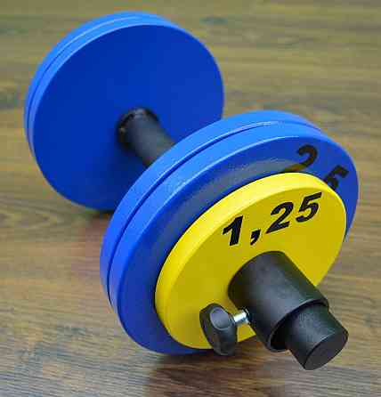 Гантели наборные 2 по 15 кг Гантели, гири, штанги и диски металлические Киев